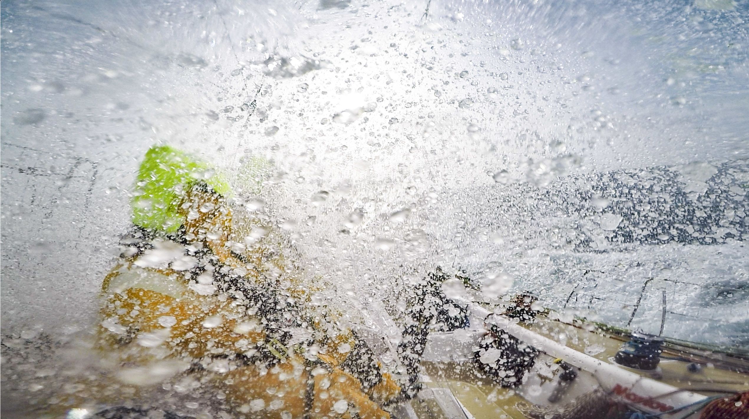 Facing tough conditions. Photograph: Clipper Round The World